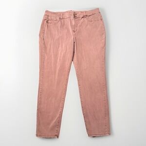 Maurice's Women's Jeans Size 22W Regular Red Wash Tapered Leg 39x28.5